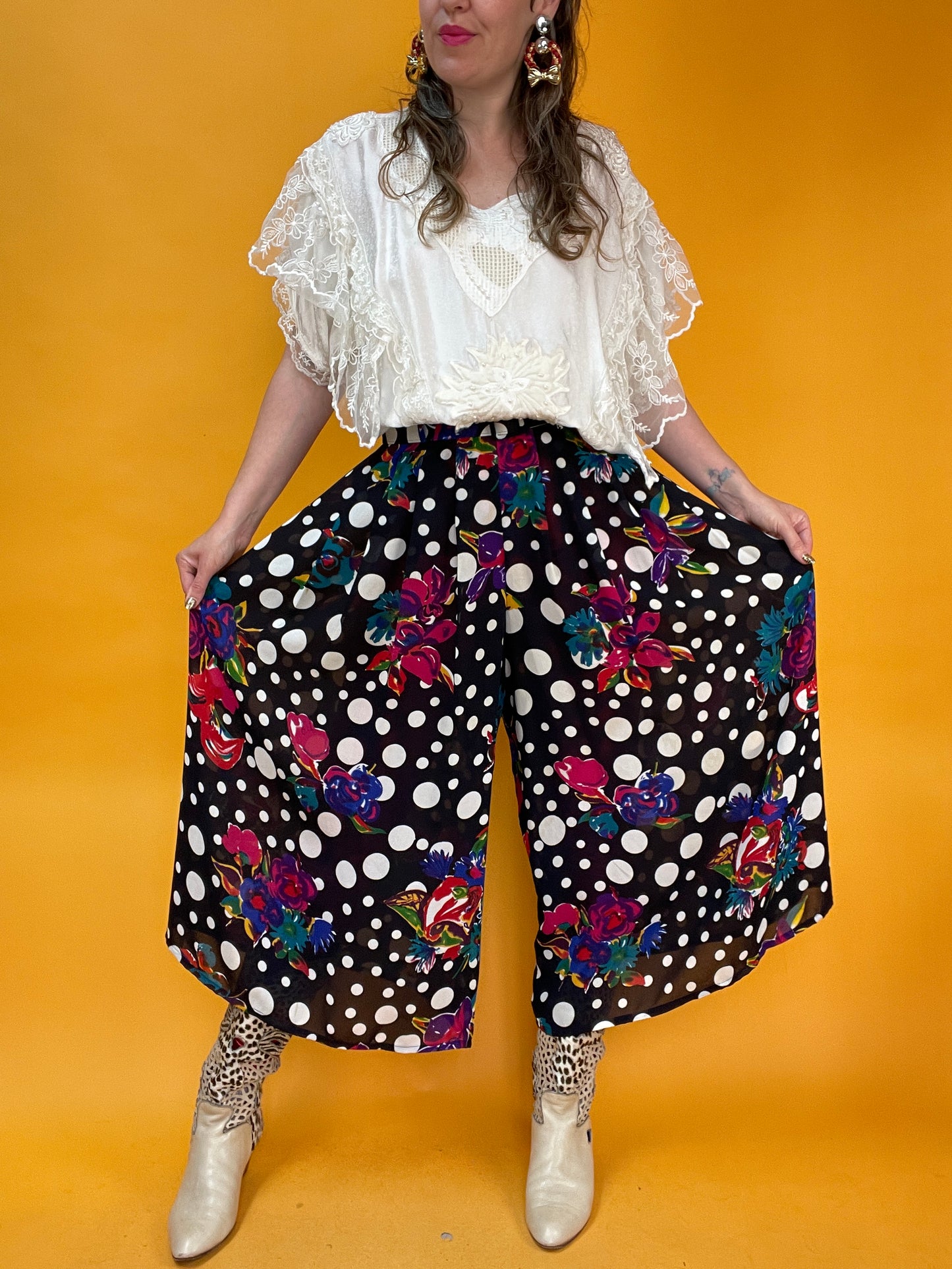Ultracoole Culotte mit Gute-Laune-Pünktchenprint