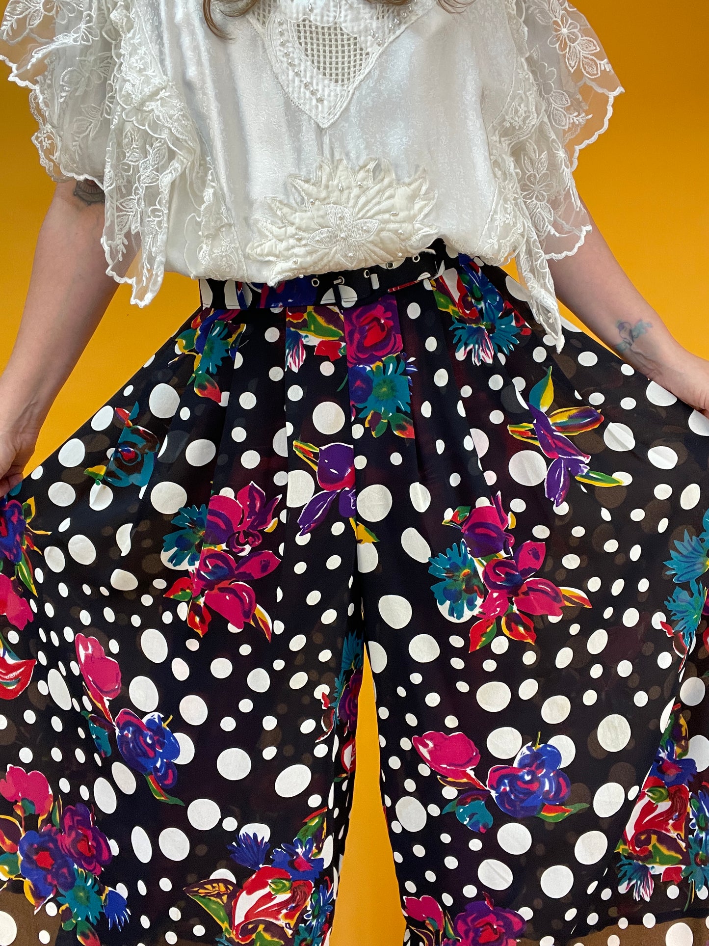 Ultracoole Culotte mit Gute-Laune-Pünktchenprint