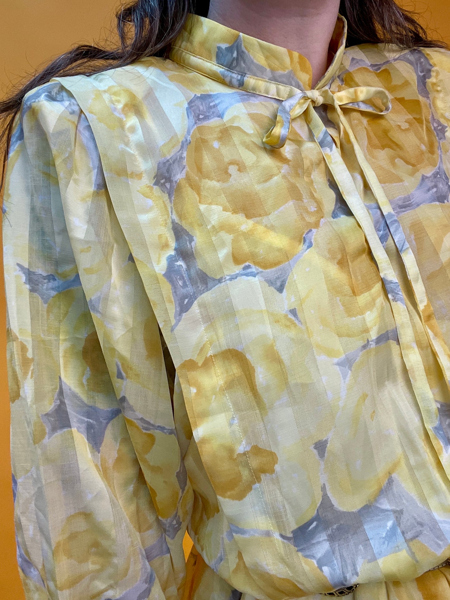 Sommerkleid von Lucie Linden mit Fledermausärmeln und tollem Blumenprint