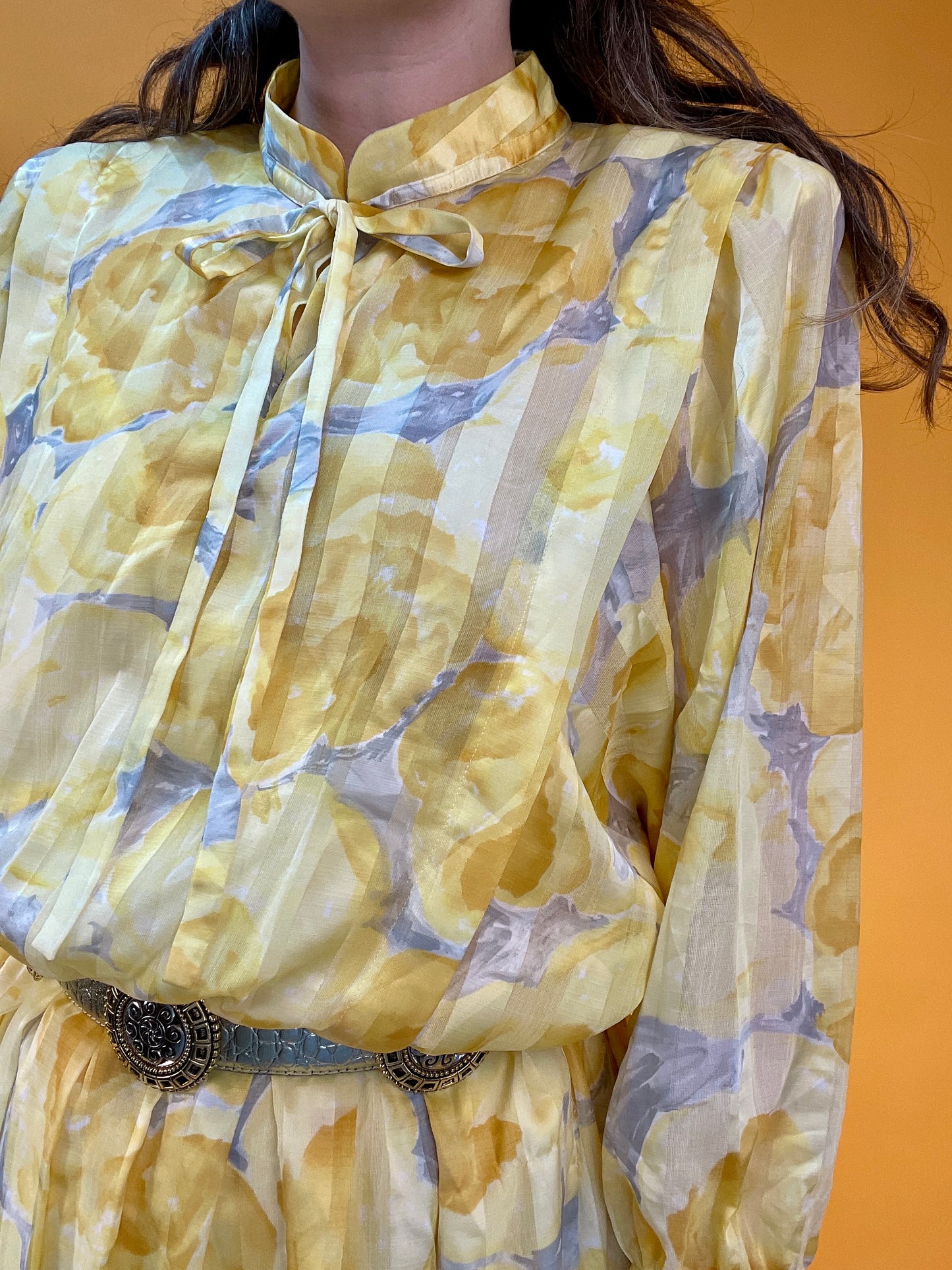 Sommerkleid von Lucie Linden mit Fledermausärmeln und tollem Blumenprint