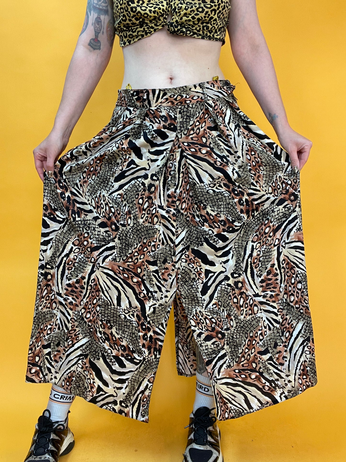 Luftig-lässiger Animalprint-Sommerrock