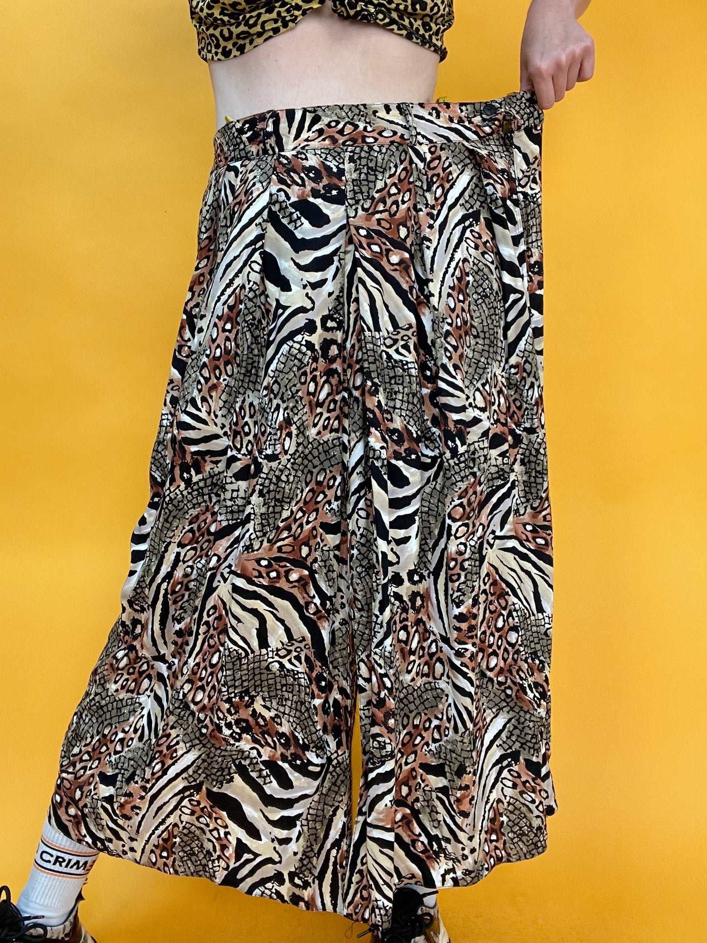Luftig-lässiger Animalprint-Sommerrock