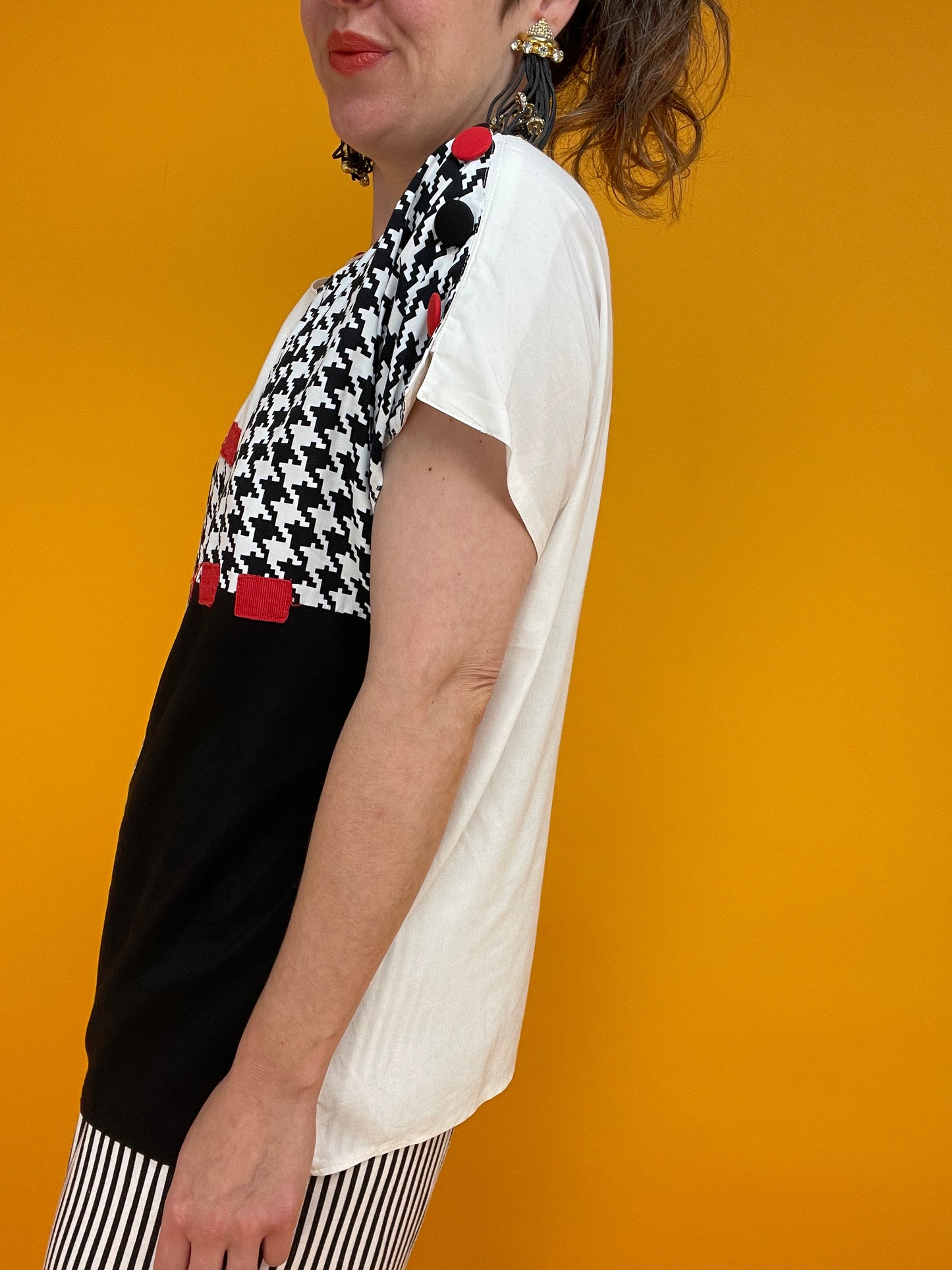 Monochromes 80s 90s Patchworkshirt