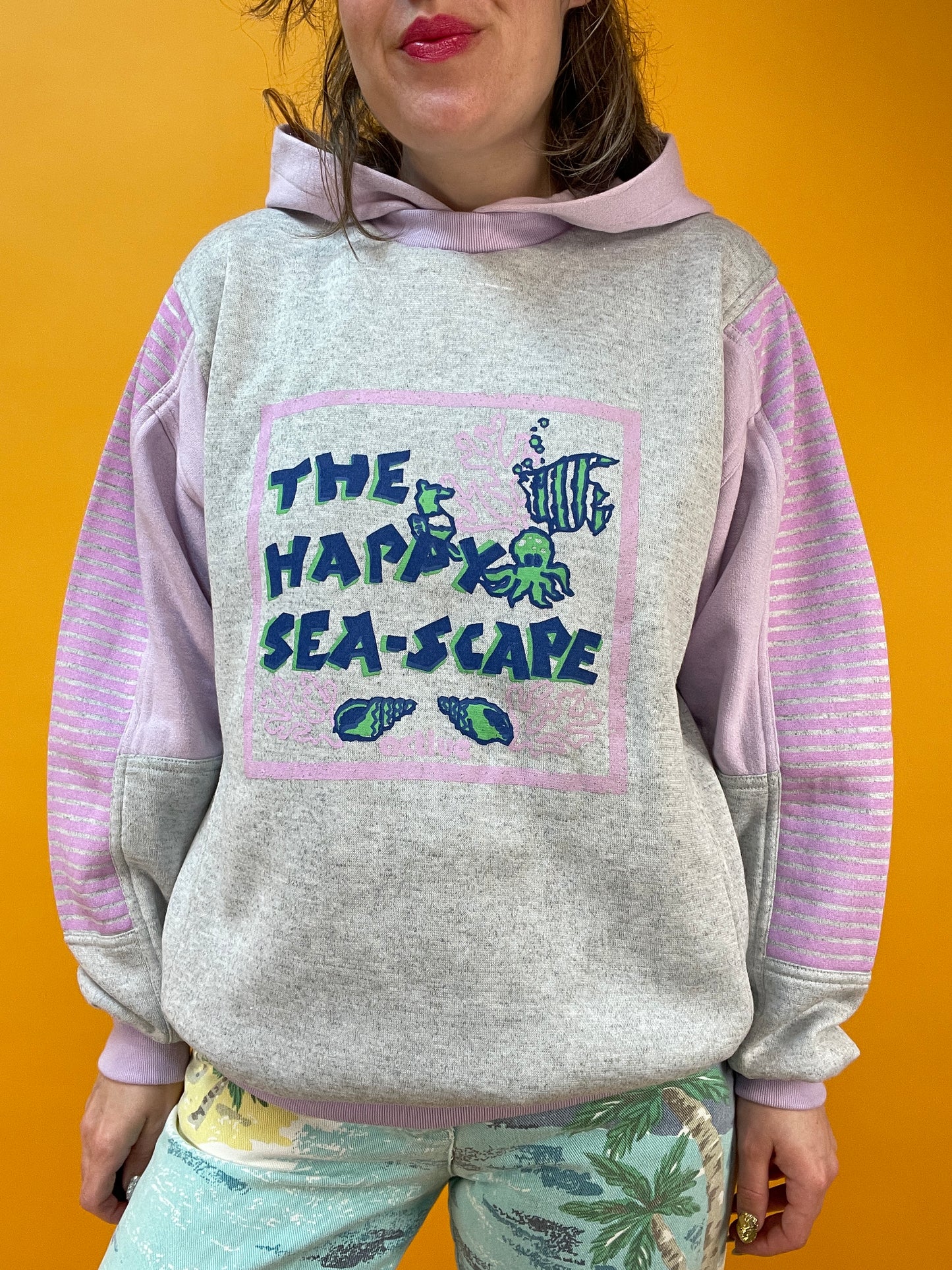 Lässiger 80s/90s Hoodie mit coolem Aufdruck