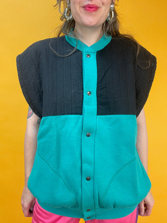 Lässige 80s/90s Sweaterweste