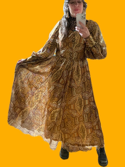 70s Bohokleid für Véronique