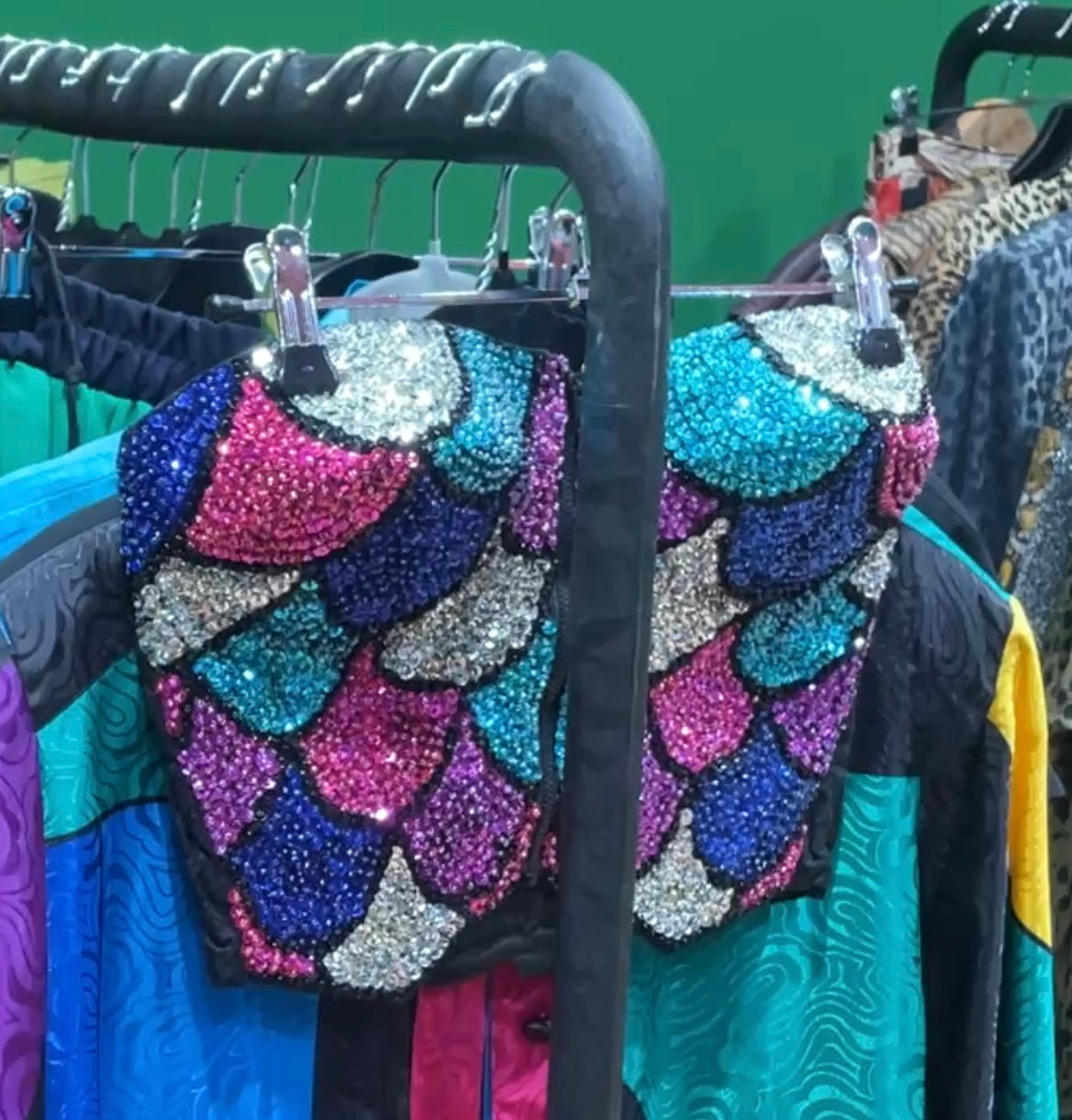 Pailletten Bustier