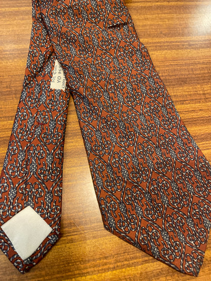 Vintage Seidenkravatte von Hermès