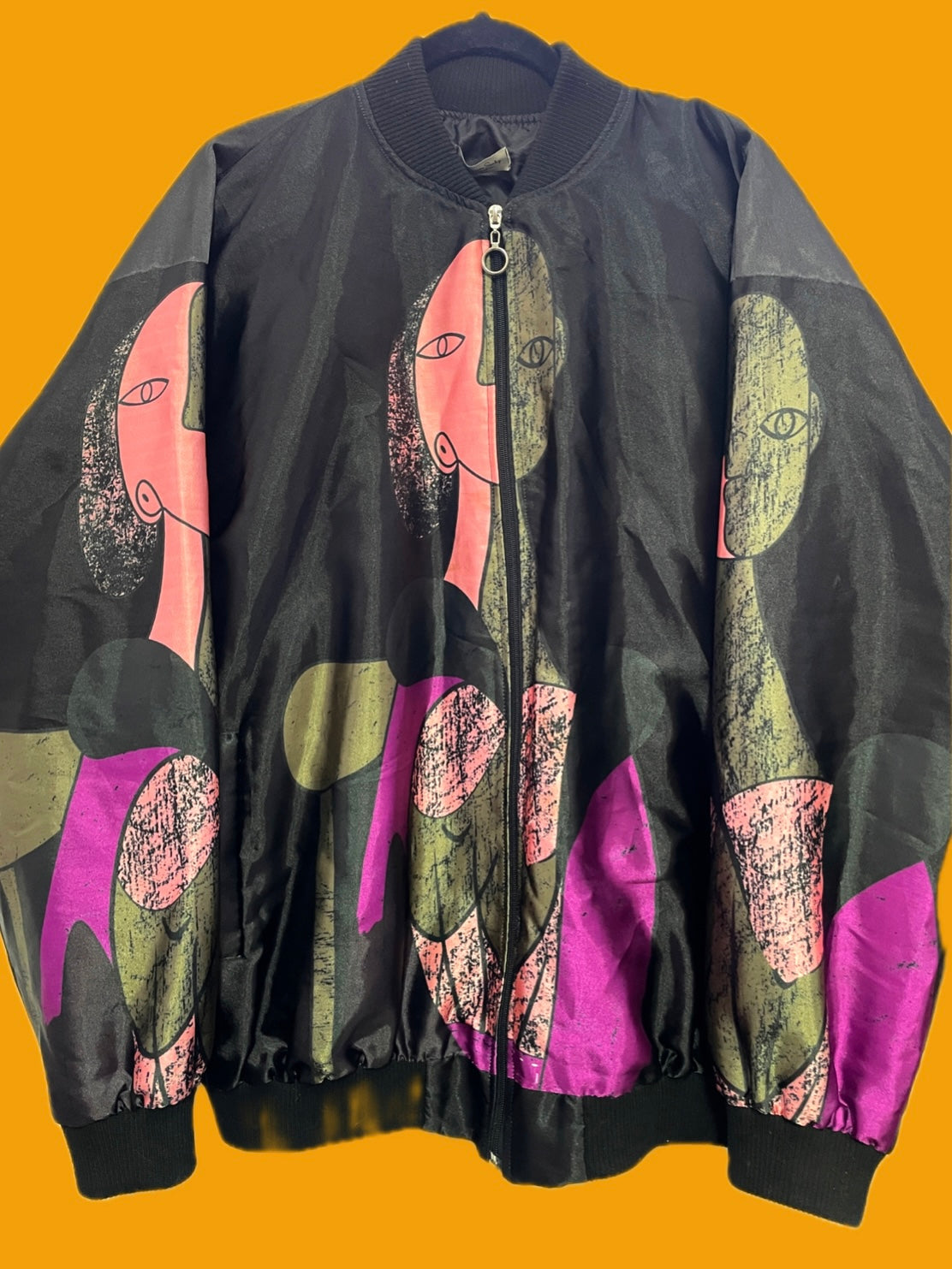 Picasso-Motiv Blousonjacke