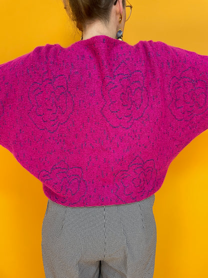 80s Powerknit mit mega Fledermausärmeln