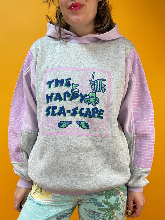 Lässiger 80s/90s Hoodie mit coolem Aufdruck