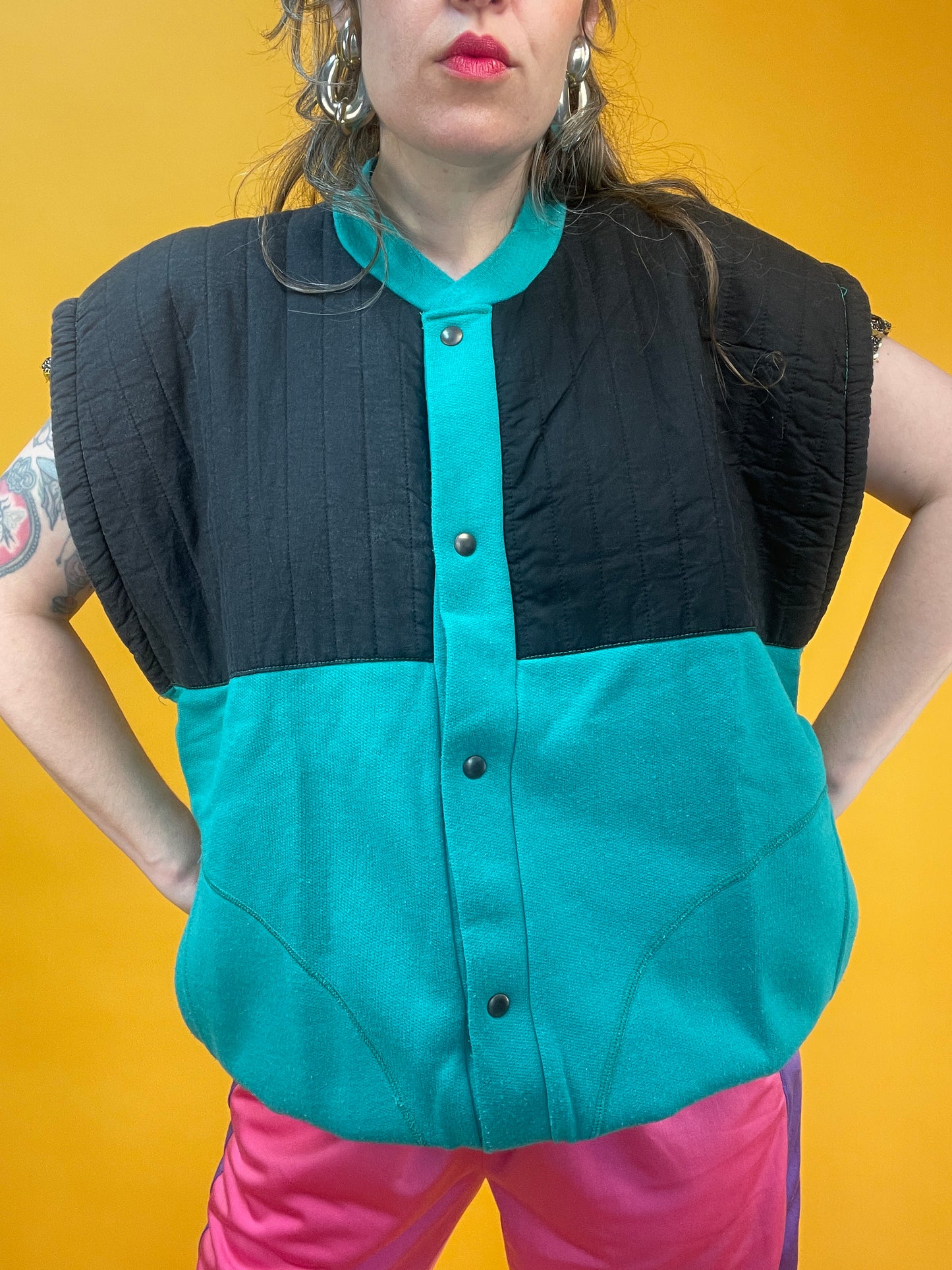 Lässige 80s/90s Sweaterweste