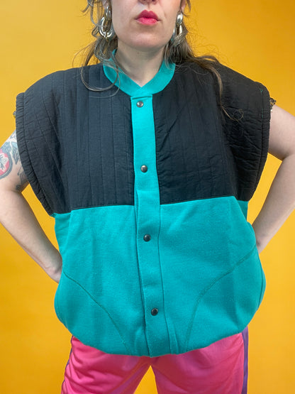 Lässige 80s/90s Sweaterweste