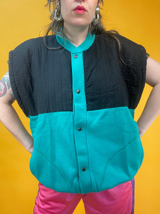 Lässige 80s/90s Sweaterweste