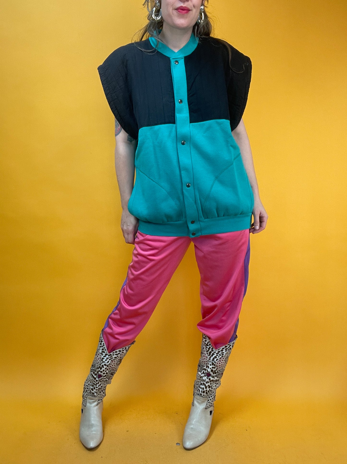 Lässige 80s/90s Sweaterweste