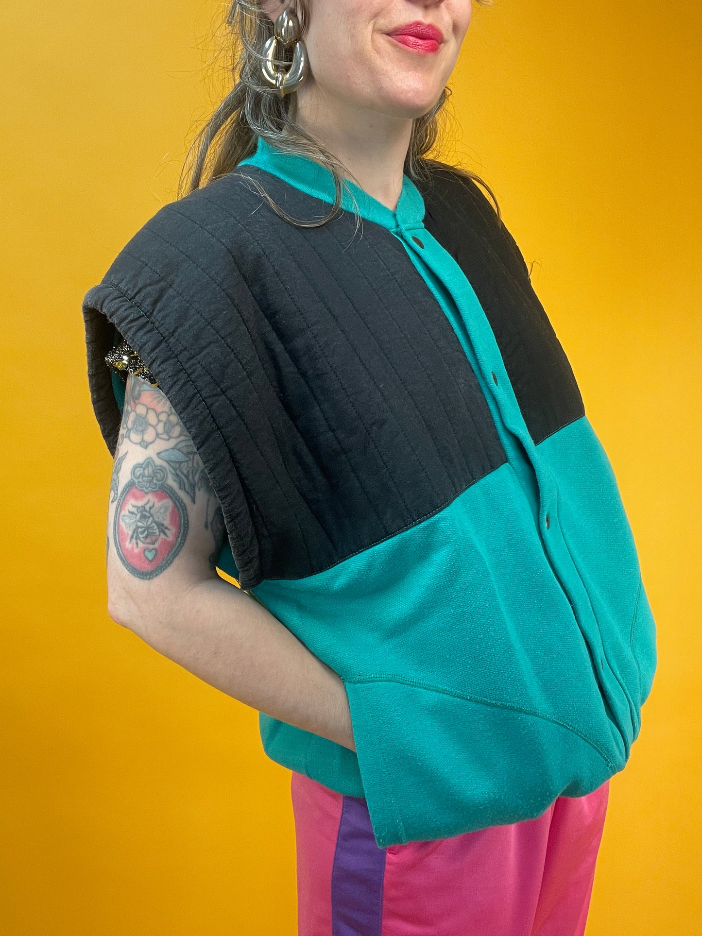 Lässige 80s/90s Sweaterweste