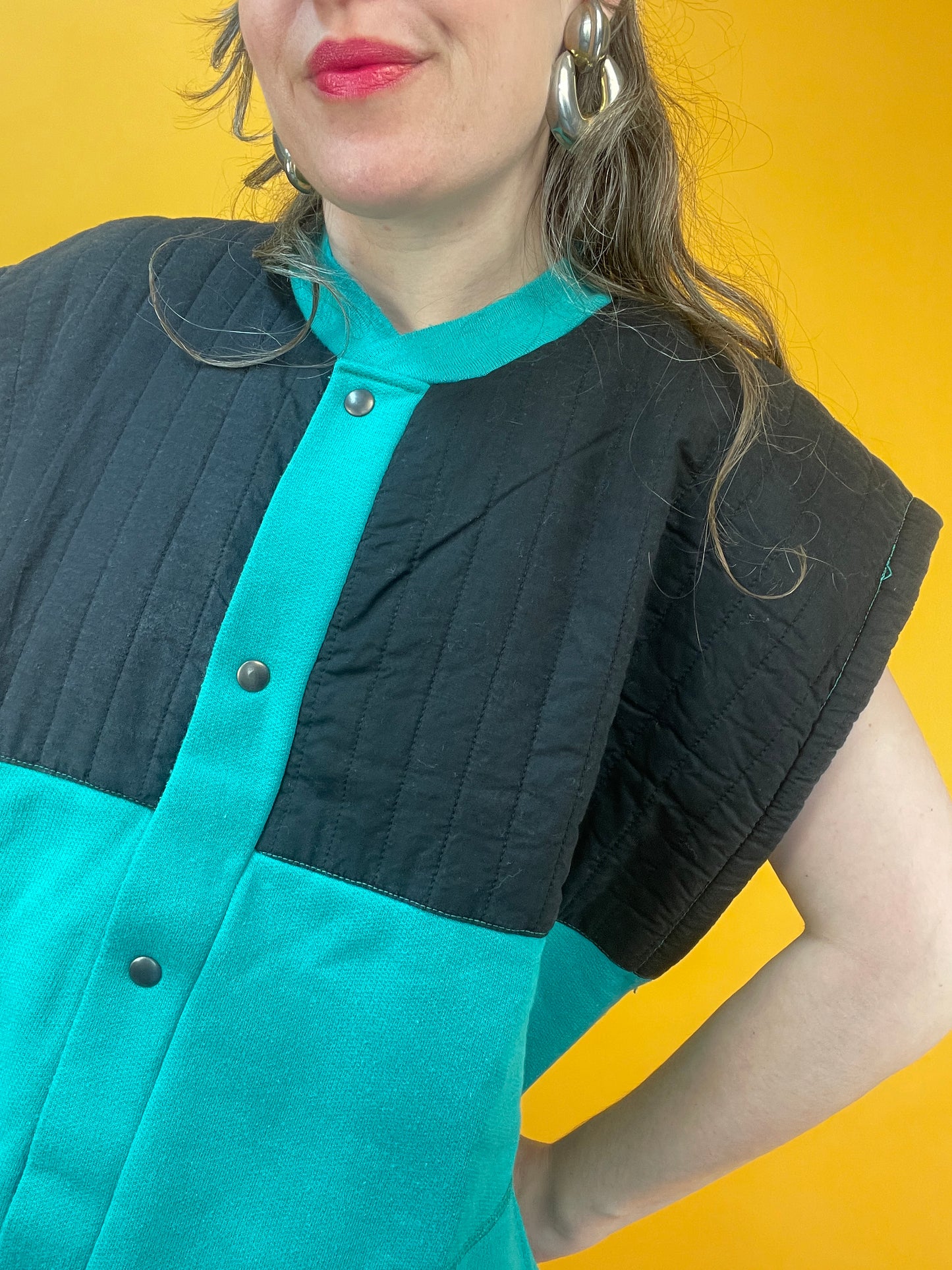 Lässige 80s/90s Sweaterweste