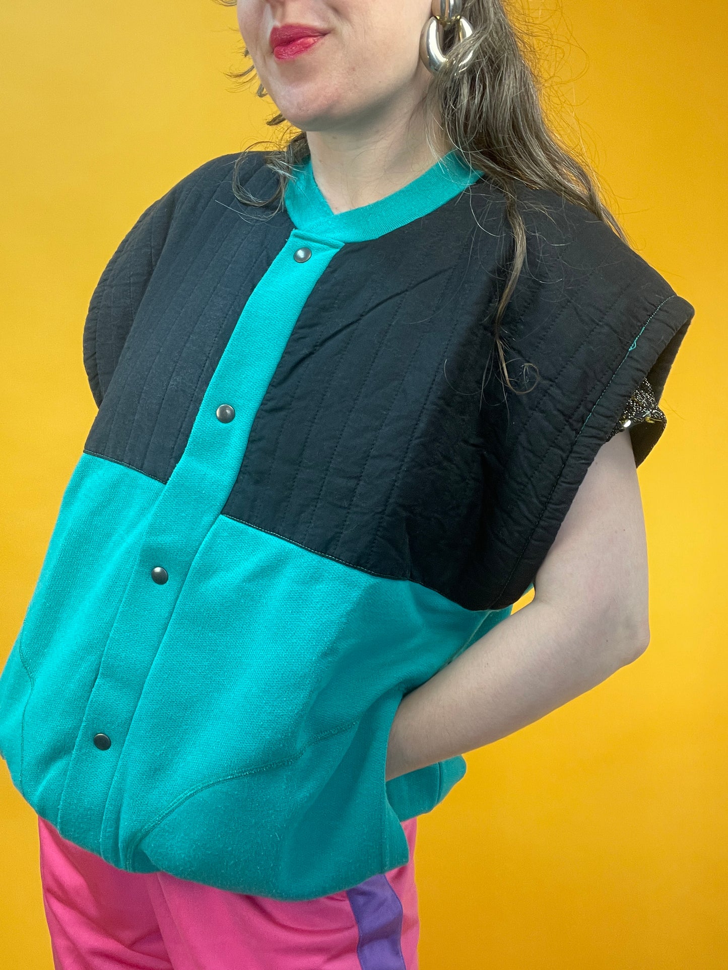 Lässige 80s/90s Sweaterweste