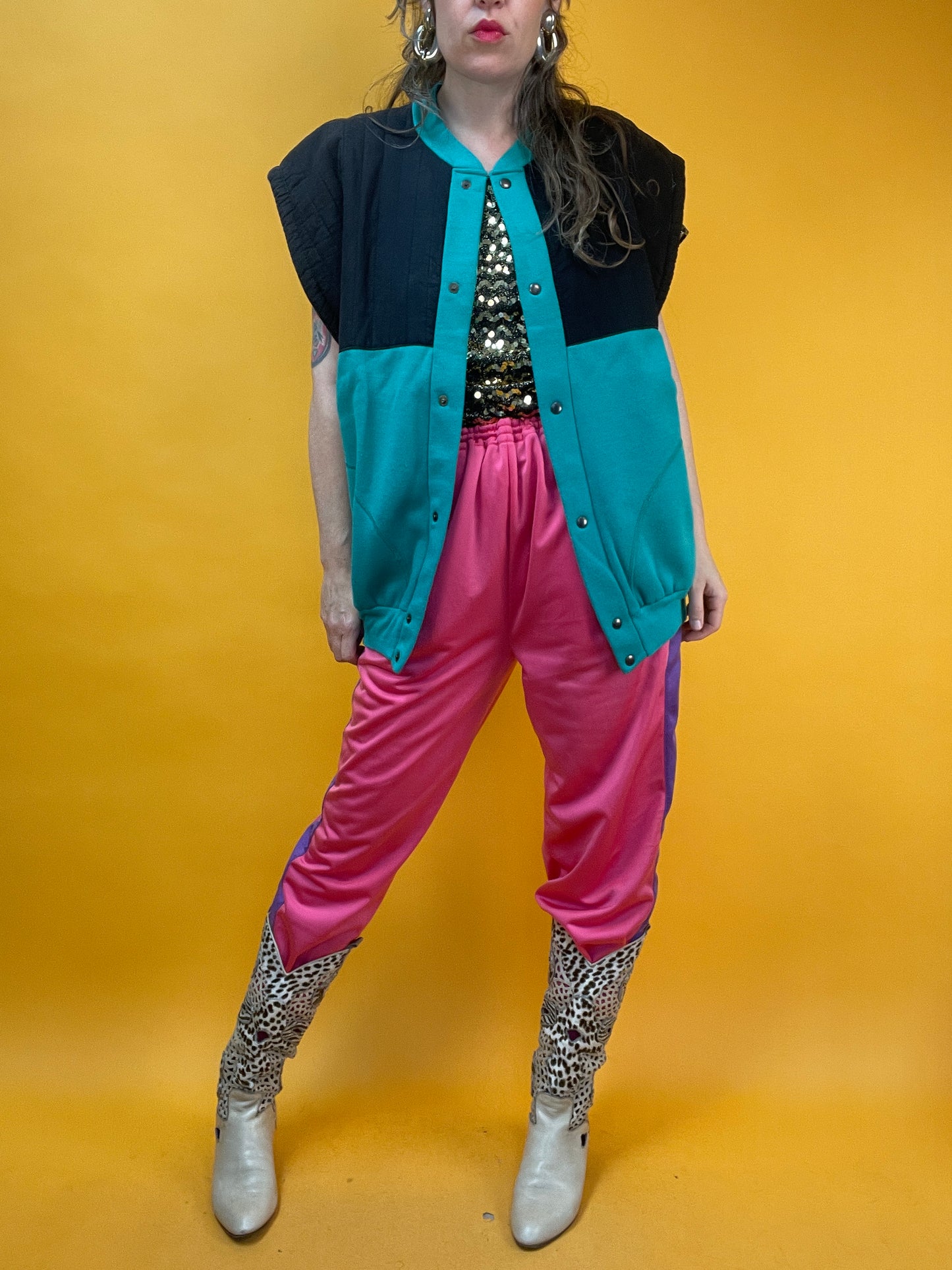 Lässige 80s/90s Sweaterweste